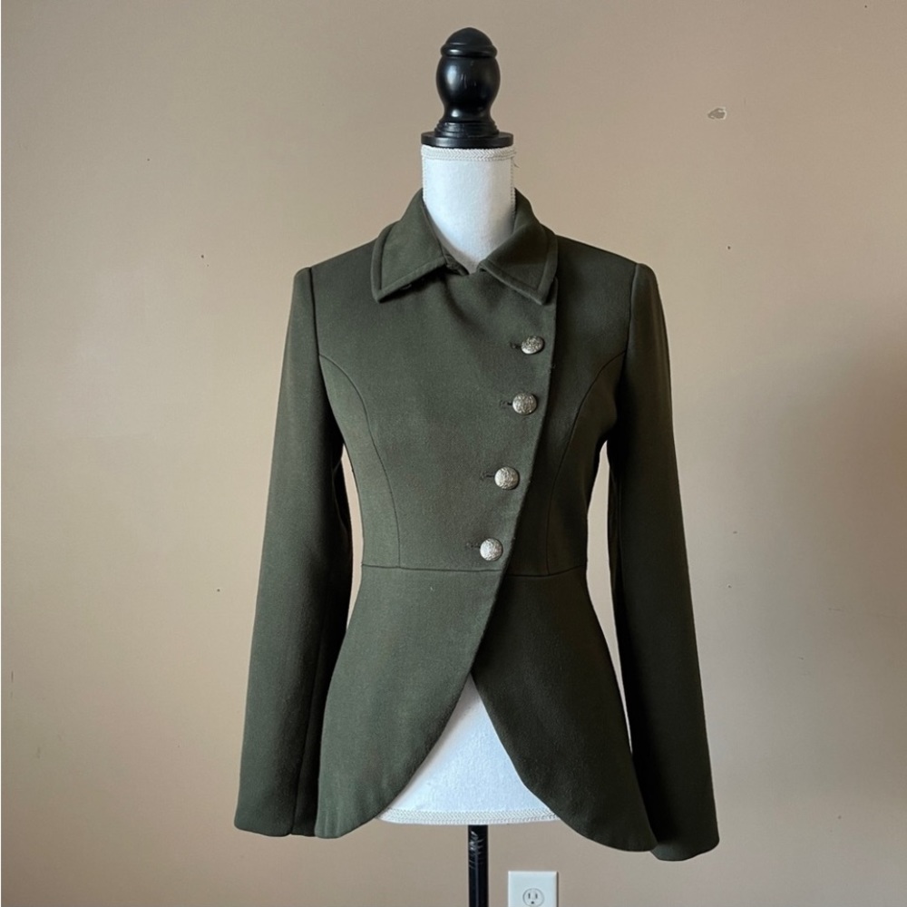 FOREVER 21 CONTEMPORARY GREEN JACKET/COAT